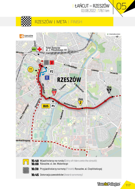 Tour de Pologne 2022: Trasa