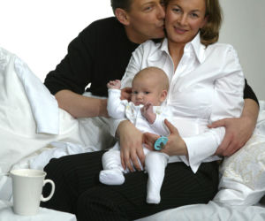 JACEK BORKOWSKI I MAGDA GOTOWIECKA Z SYNEM