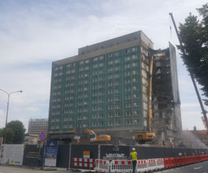 Hotel Silesia w Katowicach. Trwa rozbiórka słunnego obiektu!