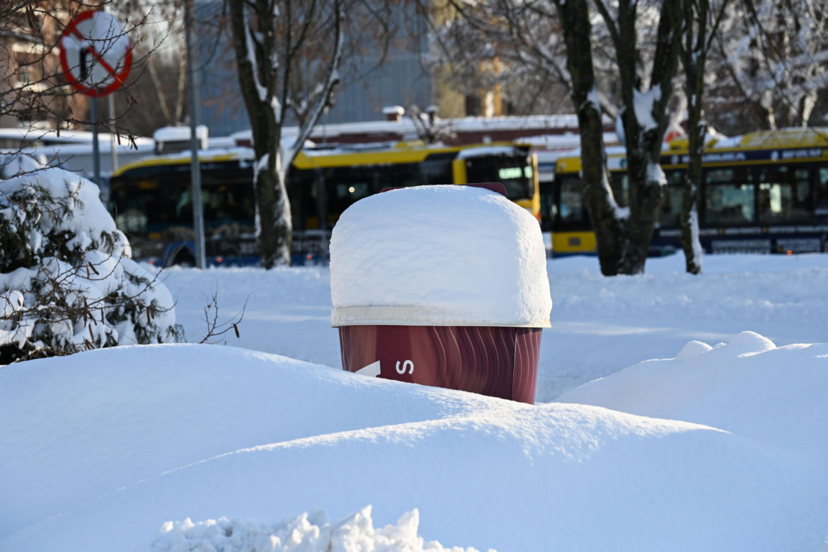 Słupsk pod śniegiem