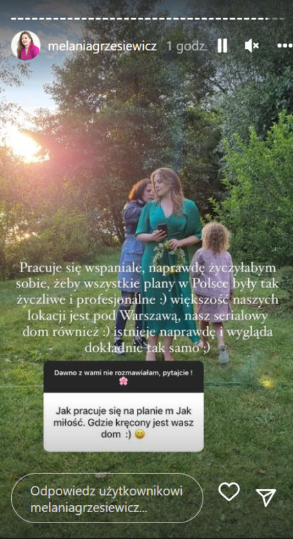 M jak miłość. Melania Grzesiewicz (Anita) odpowiada na pytania fanów