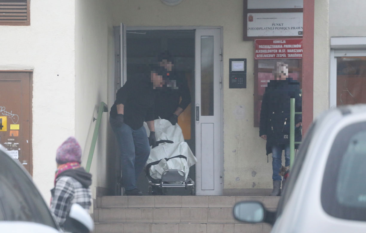 Pożar mieszkania na Targówku, w środku znaleźli zwęglone ludzkie zwłoki