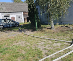 Tragedia pod Żninem. Mężczyzna nie żyje, dom stanął w ogniu! [ZDJĘCIA]