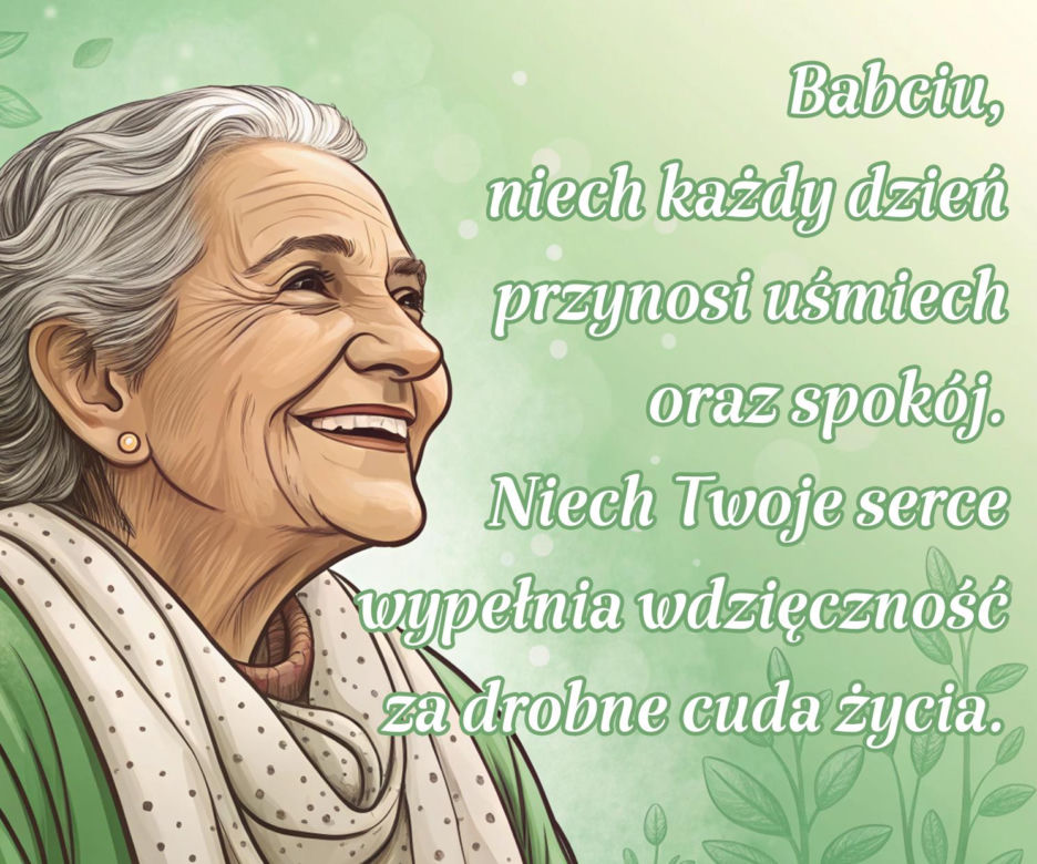 Dzień Babci - Kartka z życzeniami