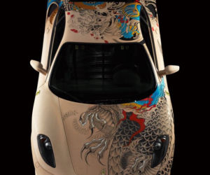 Wytatuowane Ferrari F430 / dzieło Philippe Pasqua