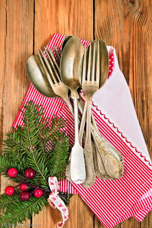 Dekoracja stołu na Święta