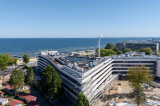 Hotel Mearl w Kołobrzegu - budowa