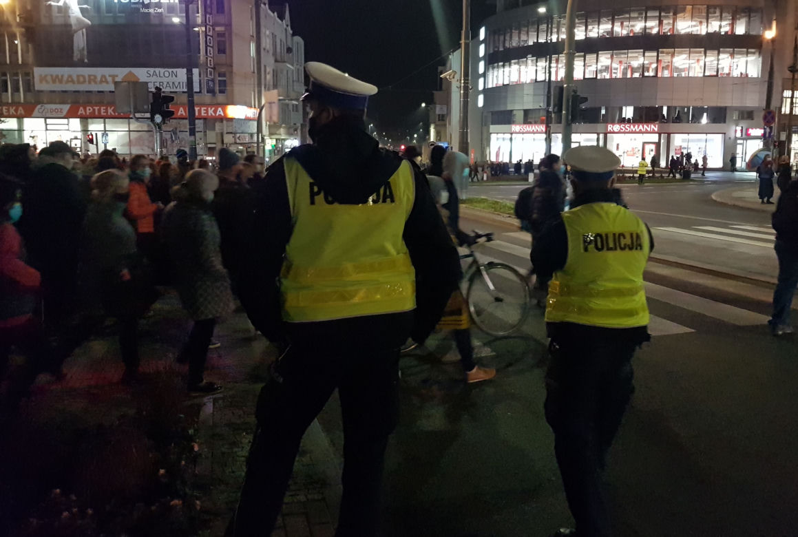 Protesty kobiet w Olsztynie