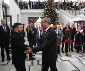 Wołodymyr Zełenski w polskim Sejmie