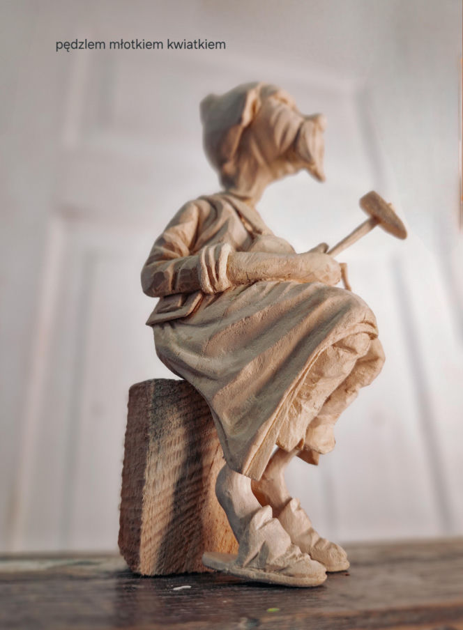 "Pędzlem, młotkiem, kwiatkiem" - bajkowe dzieła Kasi