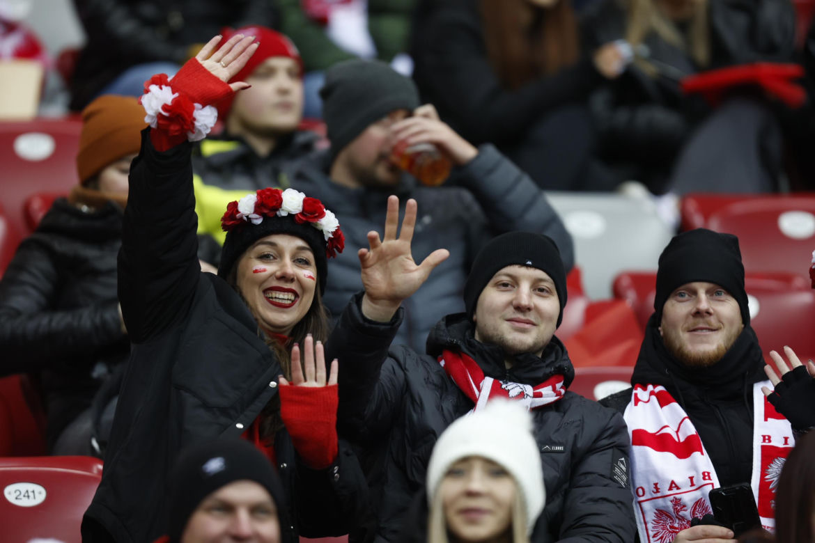 Mecz Polska- Czechy. Zdjęcia z trybun 