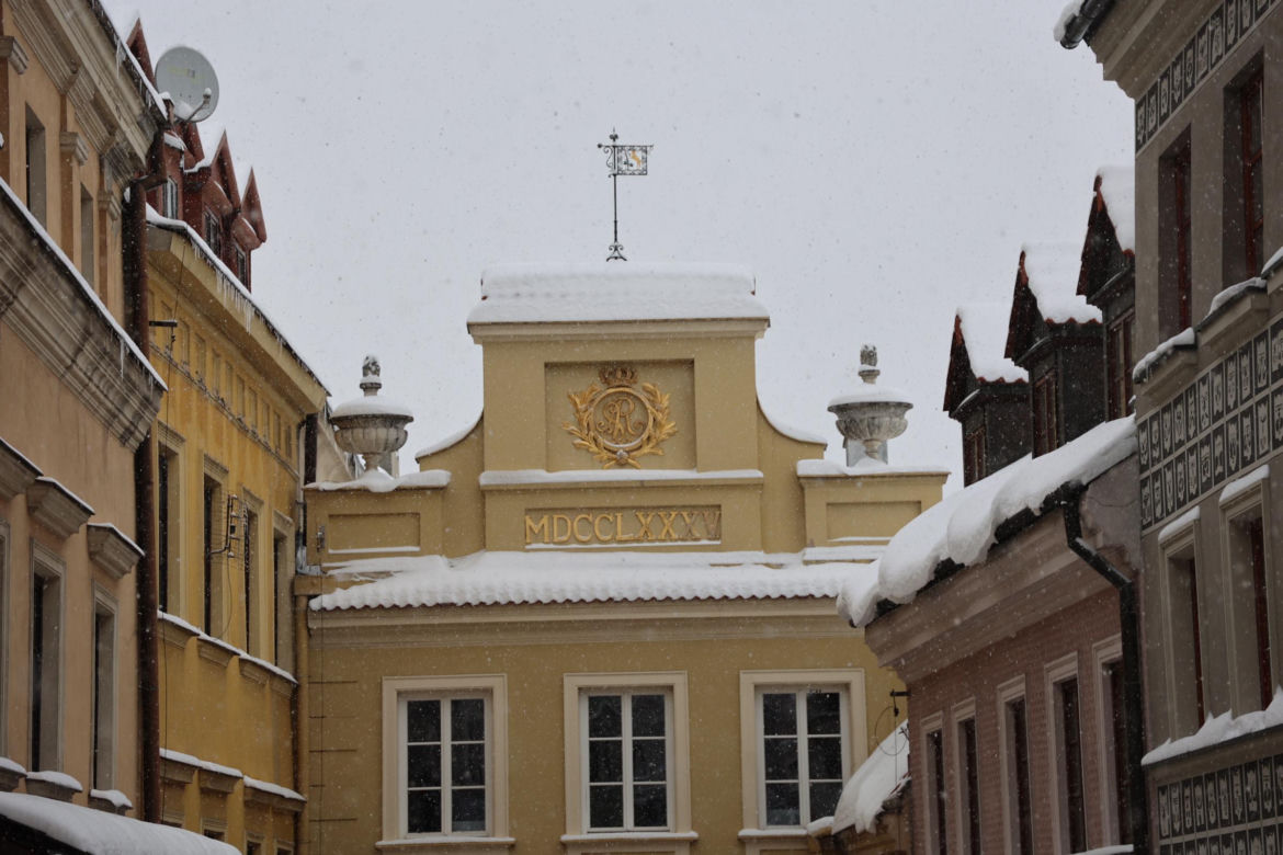 Śnieżyca w Lublinie