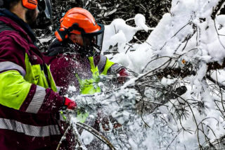 Atak zimy w Elblągu