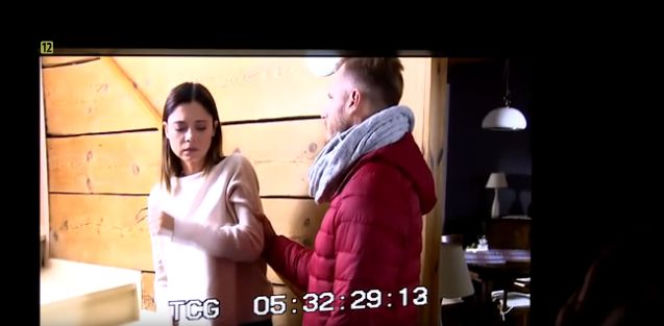 M jak miłość, Iza (Adriana Kalska), Artur (Tomasz Ciachorowski)