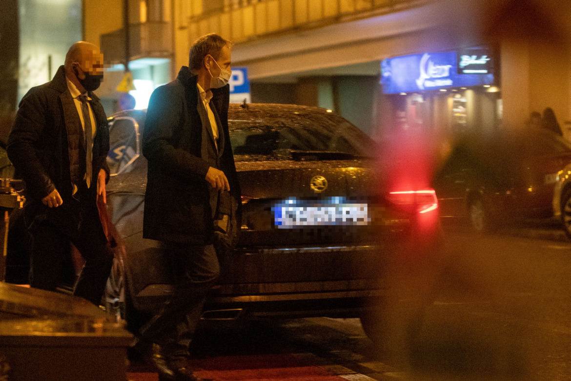 Donald Tusk w Warszawie