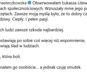 Wzruszające sceny po śmierci Litewki. Steczkowska zdobyła się na poruszający gest