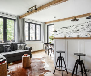 Wnętrze apartamentu w górach