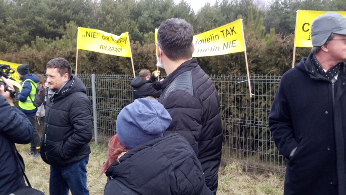 Protest w Imielinie