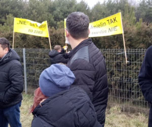 Protest w Imielinie