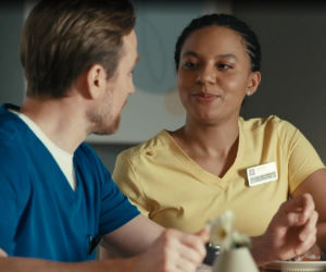 Na dobre i na złe odc. 988. Maria (Sylwia Achu), Michał (Mateusz Janicki)