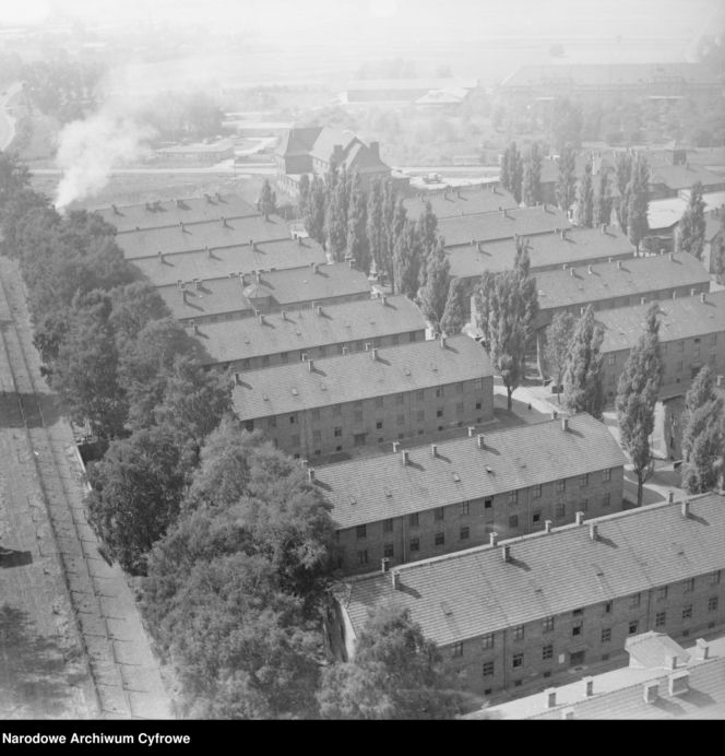 Zabudowania obozu Auschwitz