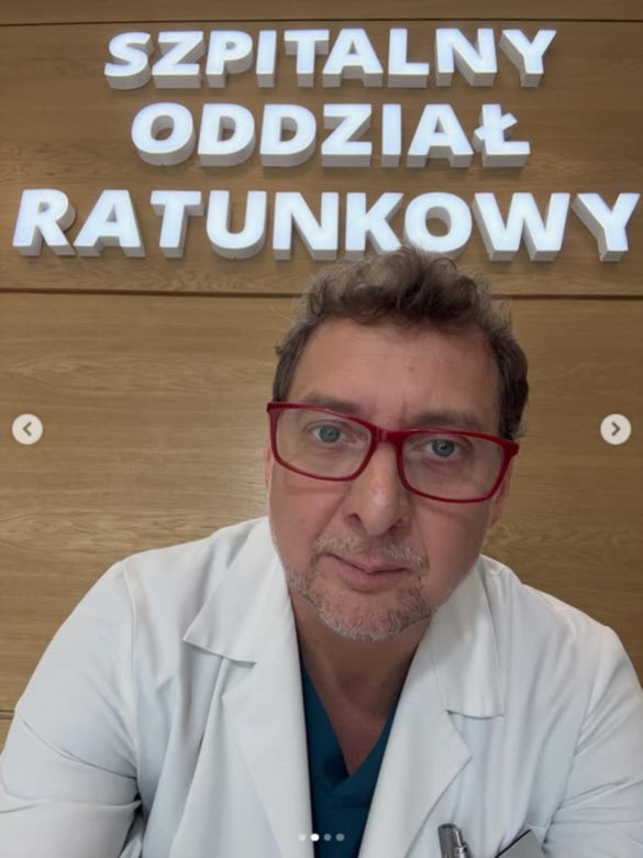 Na dobre i na złe nowy sezon na planie. Laryngolog Piotr Dzielny (Piotr Cejnóg)