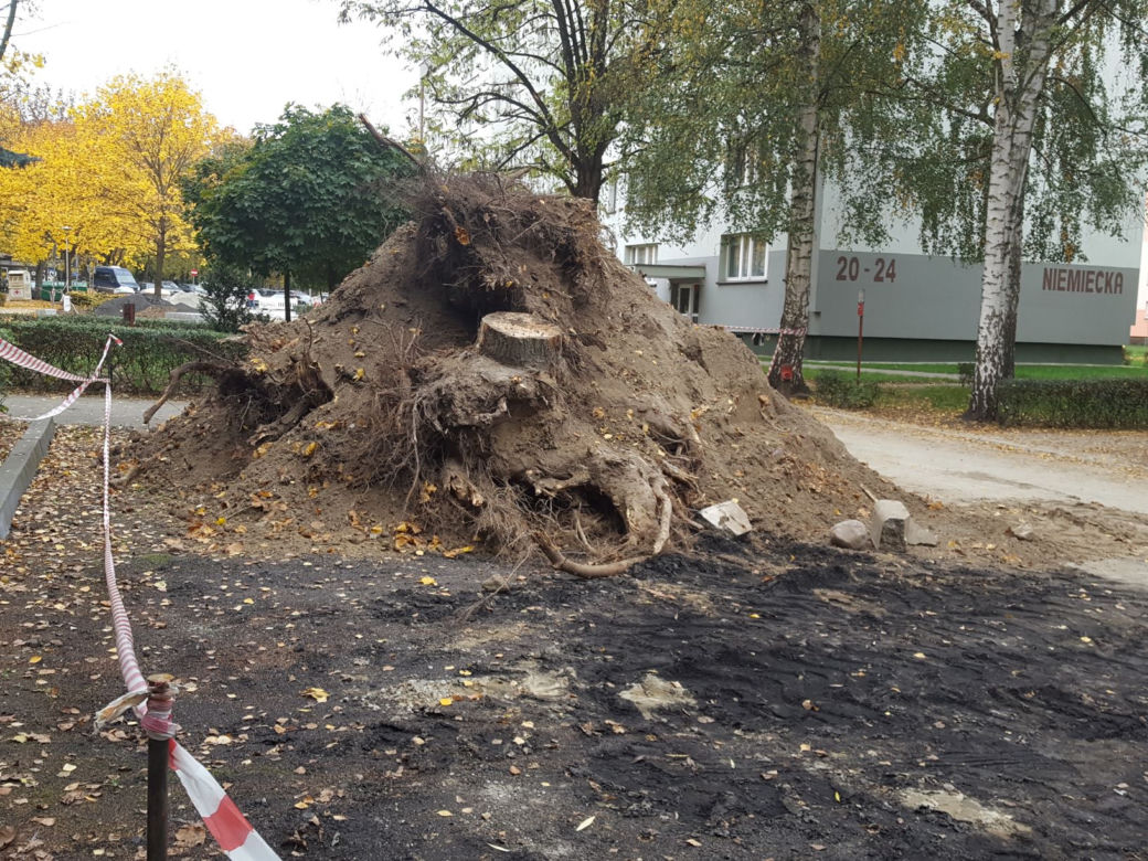 Rozkopy na osiedlu Przyjaźni w Lesznie. Będa nowe parkingi na ul. Niemieckiej