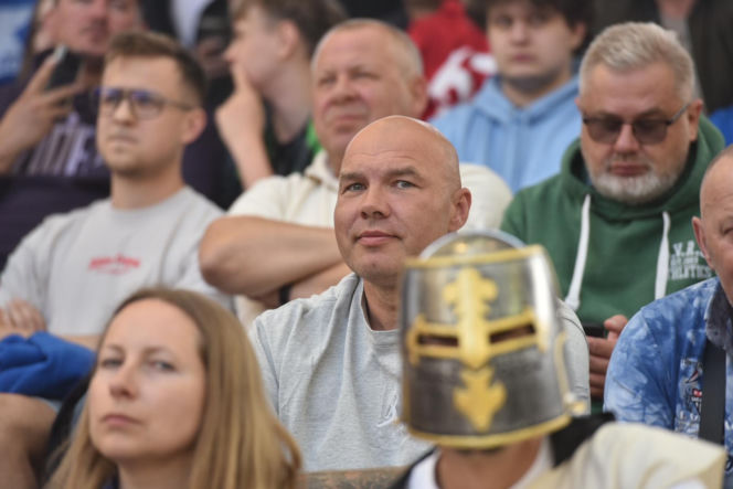 PRES Grupa Deweloperska Toruń - Gezet Stal Gorzów: Zdjęcia kibiców z meczu 7. kolejki PGE Ekstraligi na Motoarenie