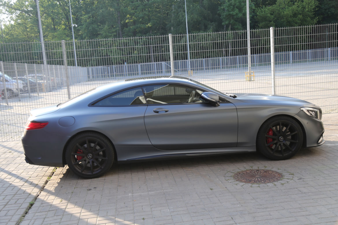 Takim autem jeździ Mamed - Mercedes-AMG S 63 Coupe
