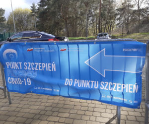 Punkt szczepień przy kortach w Toruniu