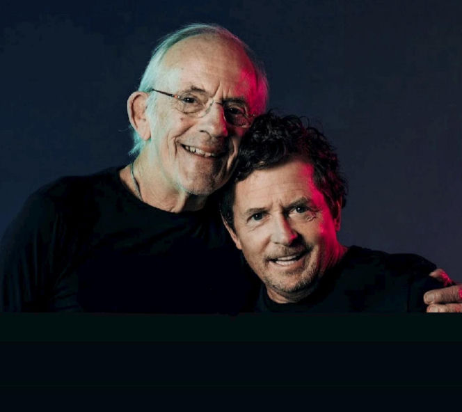 Michael J. Fox i Christopher Lloyd. "Powrót do przyszłości"/"Back to the Future", komedia SF, USA 1985, reż. Robert Zemeckis