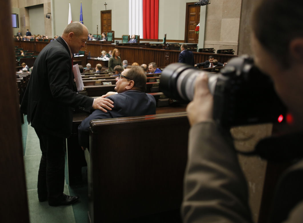 Sejm gratuluje Kaliszowi syna