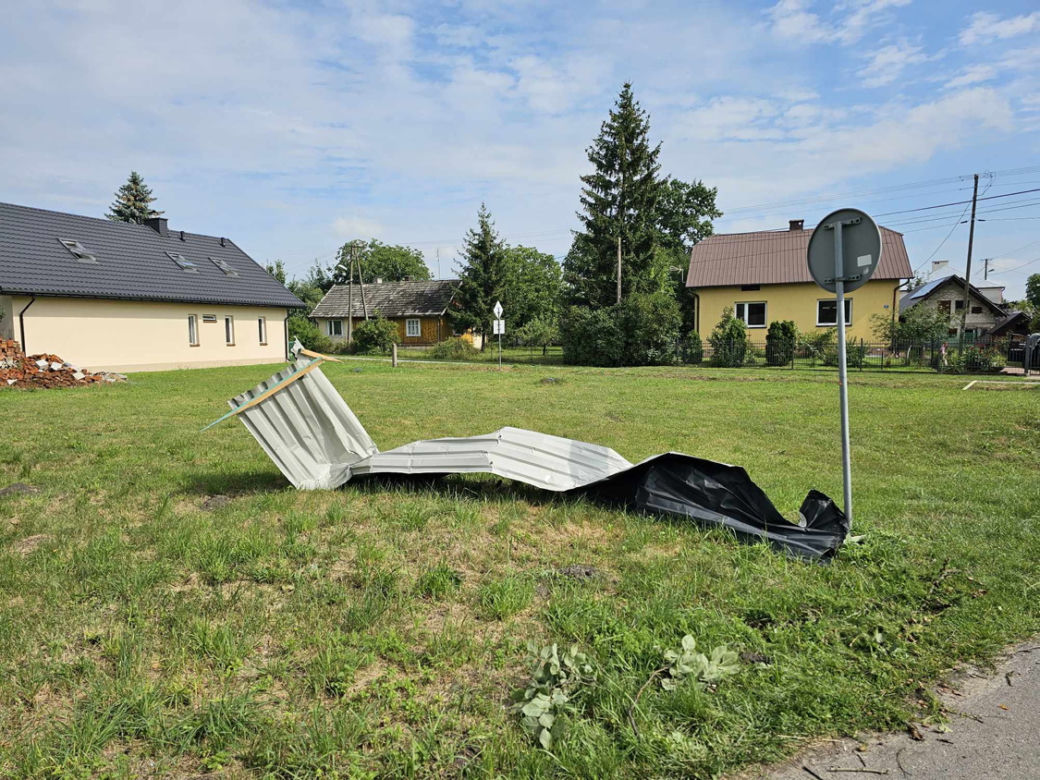 Trąba powietrzna przeszła na Podkarpaciu