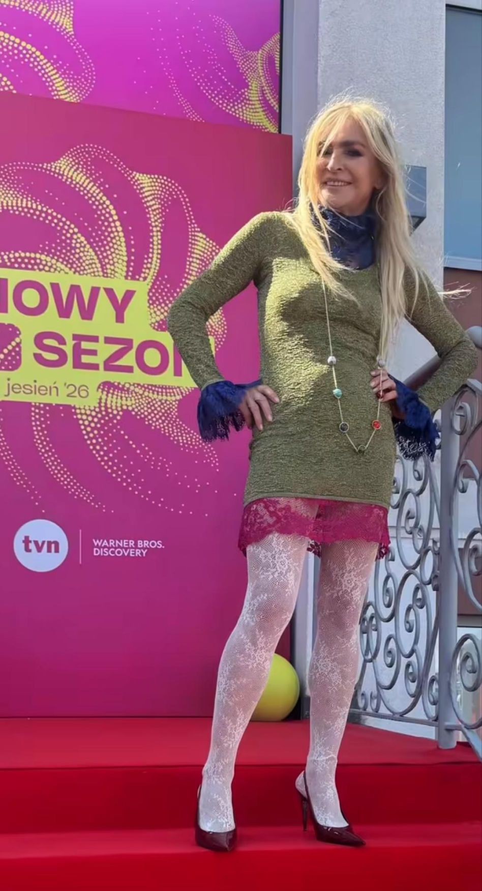Monika Olejnik cała w luksusowych koronkach