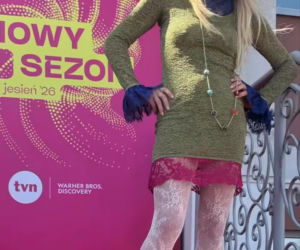 Monika Olejnik cała w luksusowych koronkach