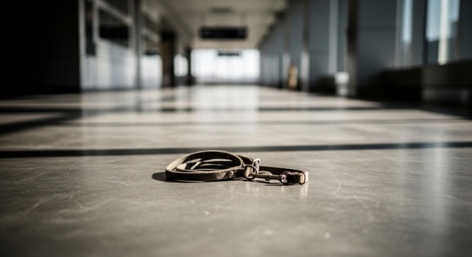 Pies porzucony na lotnisku. Dlaczego właścicielka uciekła?