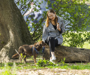 Pełczyńska-Nałęcz na siłowni. Tak wyglądał jej trening z psem