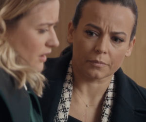 M jak miłość, odcinek 1663: Magda (Anna Mucha), Julia (Marta Chodorowska)