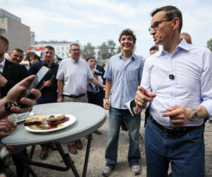 Tak grillował Morawiecki