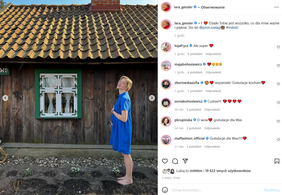 Lara Gessler w drugiej ciąży