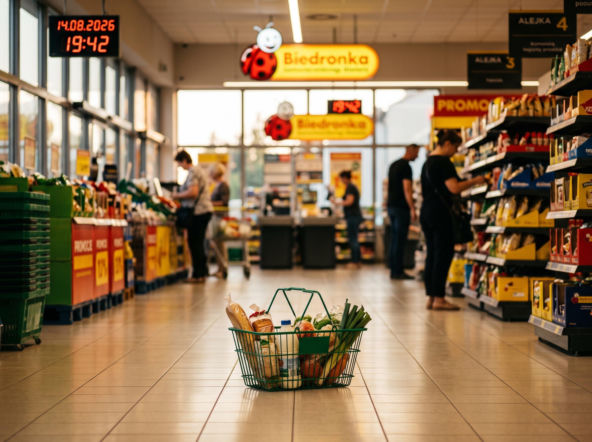 Kolejki w Biedronce. Pracownicy walczą o 1000 zł podwyżki