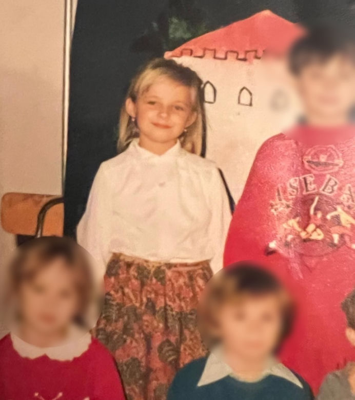 Kamila Wybrańczyk w młodości