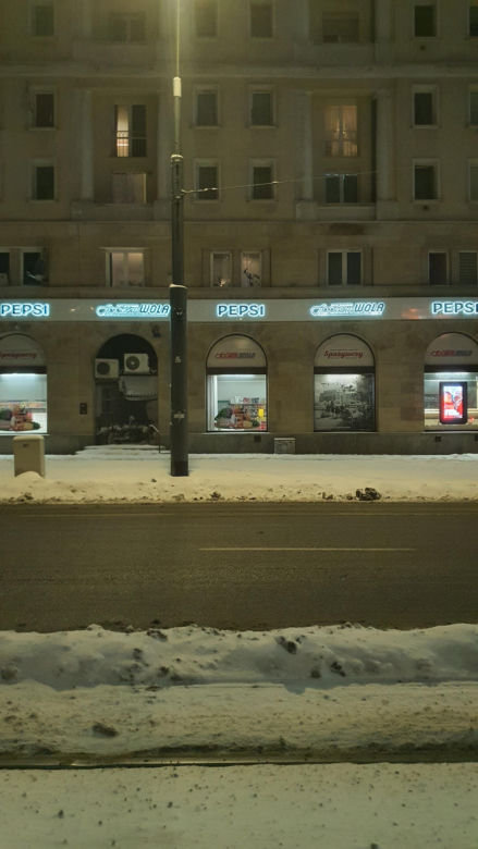 Zimowe utrudnienia w Warszawie