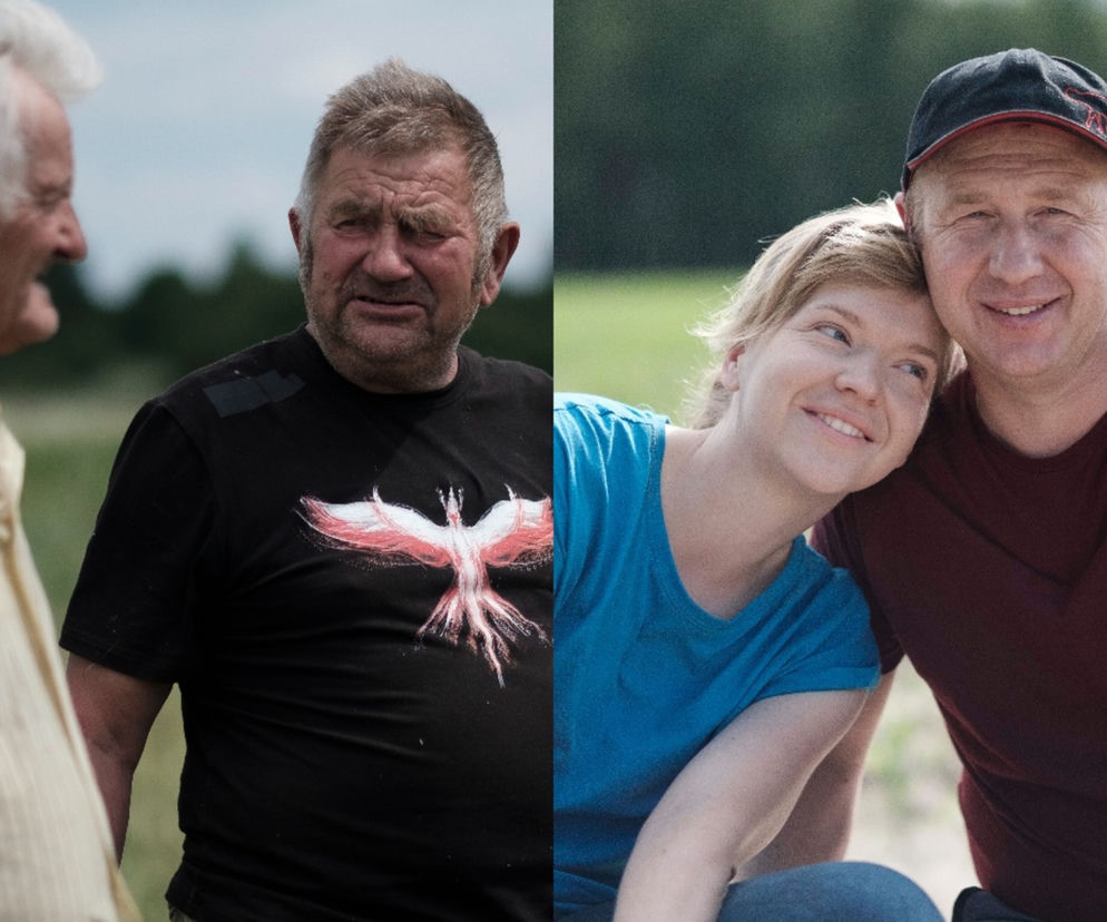 Rolnicy. Podlasie. Gienek z Plutycz i worek zboża. Przegon stada w Pokaniewie