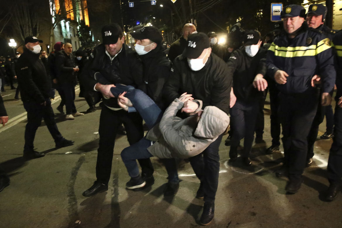Protesty w Gruzji