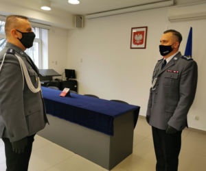 Nowi policjanci w Białymstoku. Ślubowanie złożyło 7 funkcjonariuszy [ZDJĘCIA]