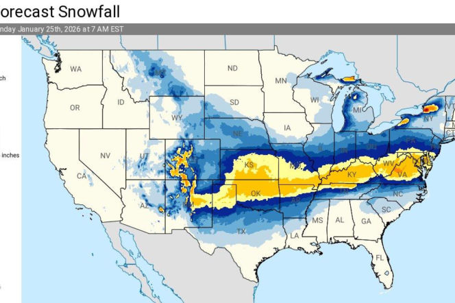 Alarm przed śnieżycami w USA