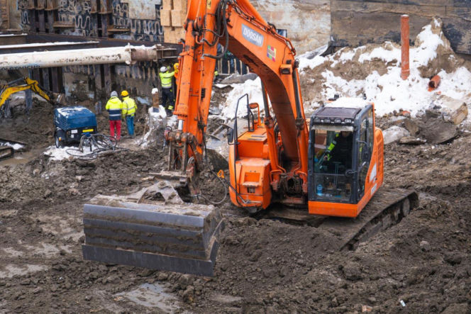 Budowa TR Warszawa (styczeń 2026)