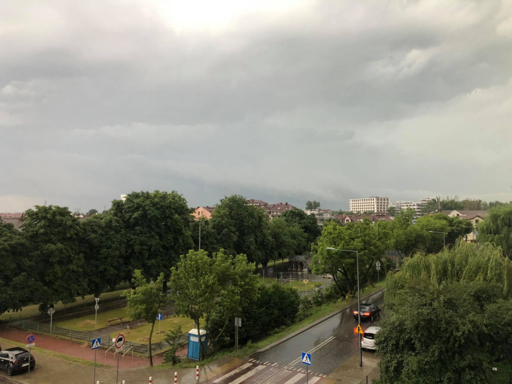 Wielka nawałnica w Warszawie