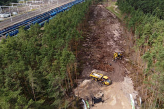 Rozpoczęcie budowy Przylądka Pomerania w Świnoujściu
